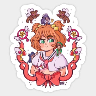 Sakura CC fanart by anshiehoop Sticker